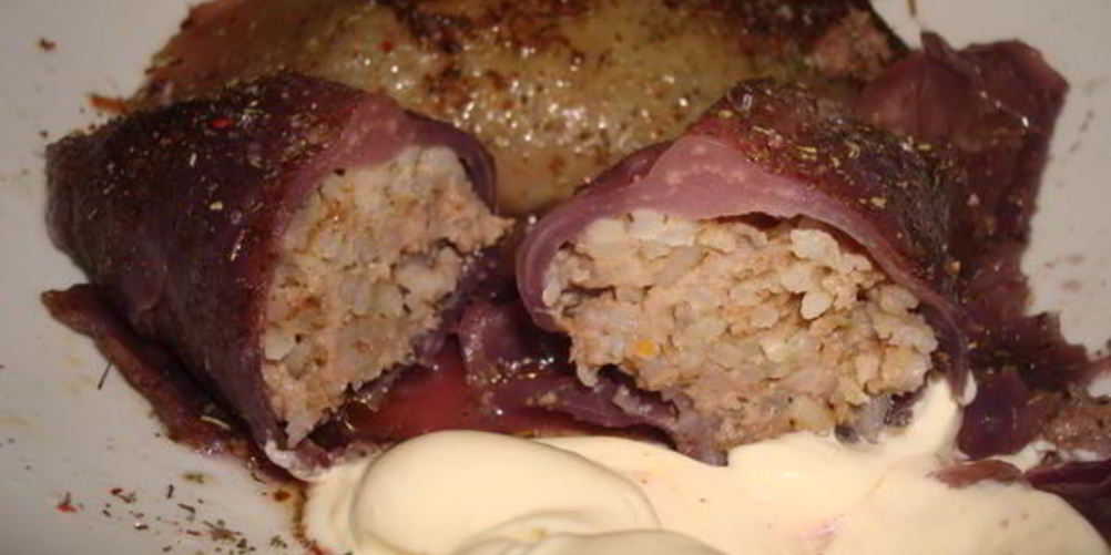 Рецепт голубцов из красной капусты