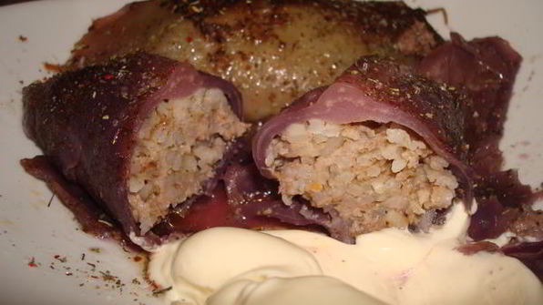 голубцы из красной капусты