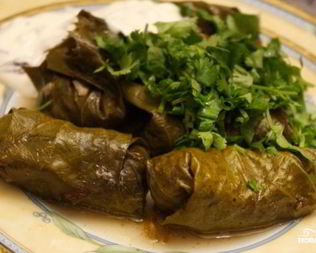 Голубцы из ревеня