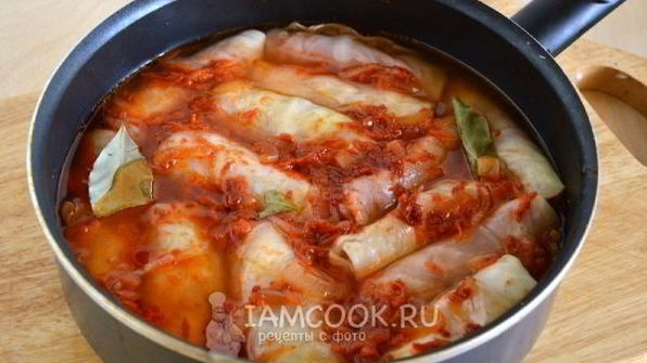 голубцы с фаршем из мраморной говядины