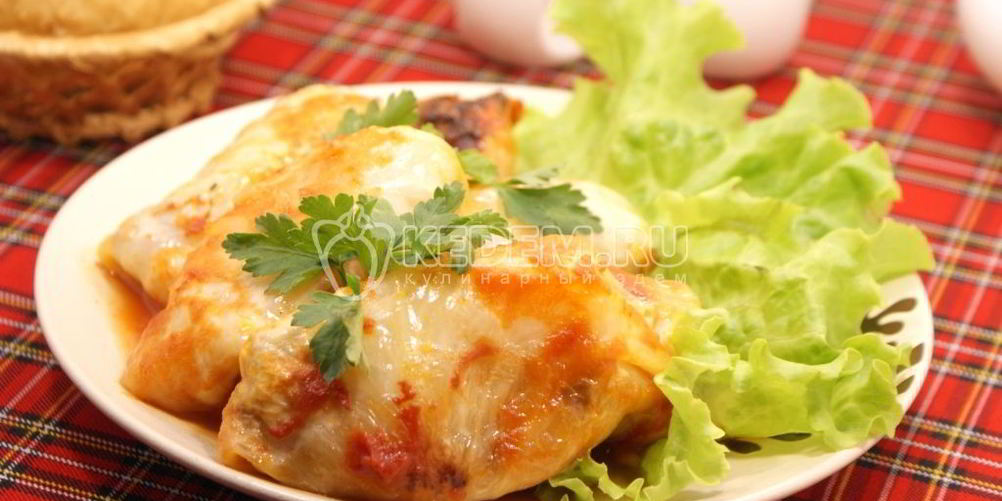 Рецепт голубцов с картофелем и грибами