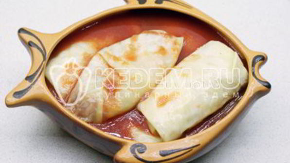 голубцы с картофелем и грибами