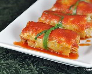 Голубцы с картошкой