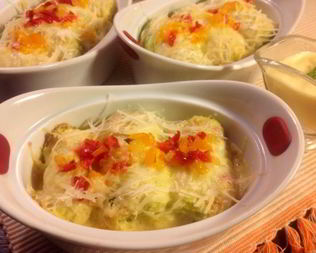 Голубцы с кускусом и семгой