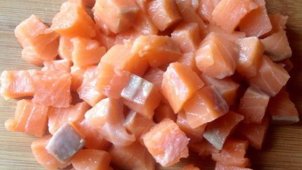 голубцы с кускусом и семгой