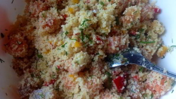 голубцы с кускусом и семгой