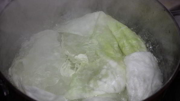 голубцы с отрубями, гречей и горгонзолой