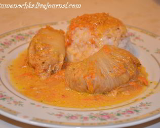 Голубцы в пекинской капусте в мультиварке