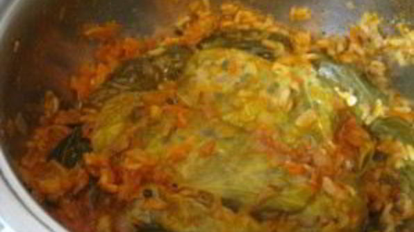 голубцы вегетарианские с грибами