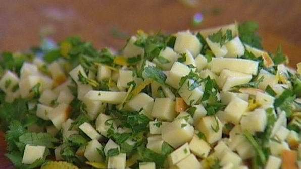 грибы, фаршированные перловкой