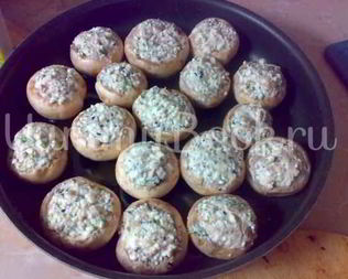 Грибы фаршированные