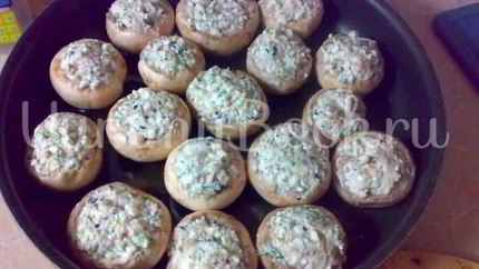 Грибы фаршированные