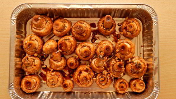 шампиньоны в духовке