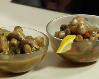 Шампиньоны в хересе