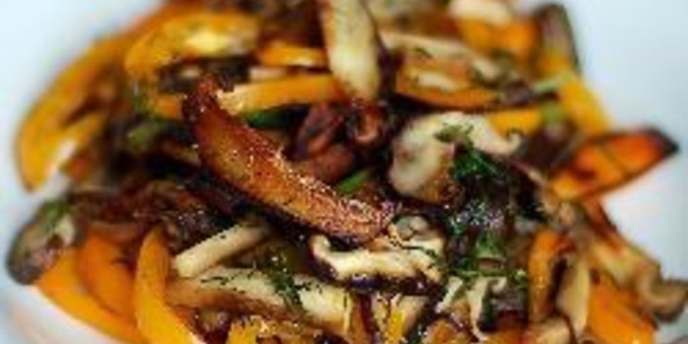 Рецепт шиитаке жаренные со сладким перцем