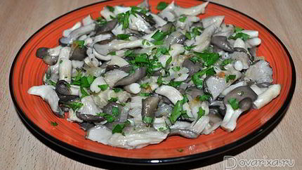 Вешенки жареные
