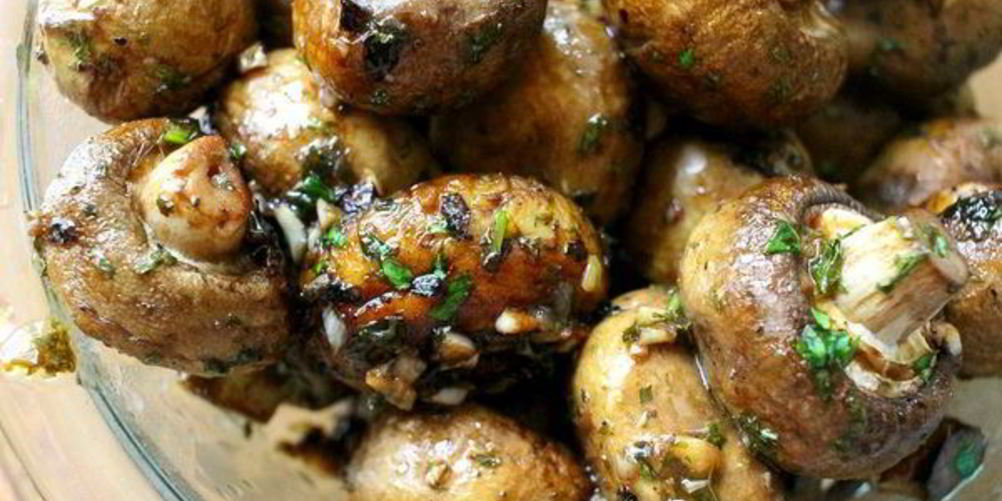 Рецепт запеченных шампиньонов с прованскими травами