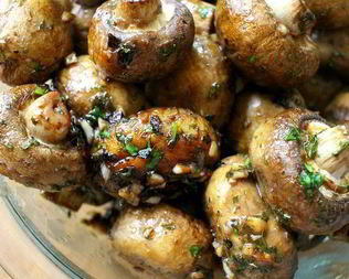 Запеченные шампиньоны с прованскими травами