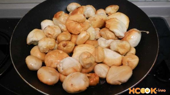 жареные грибы дождевики