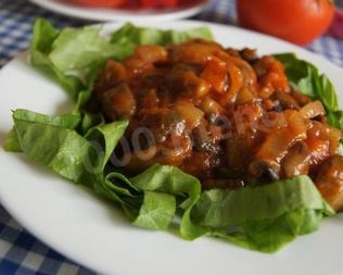 Грибной гуляш из грибов