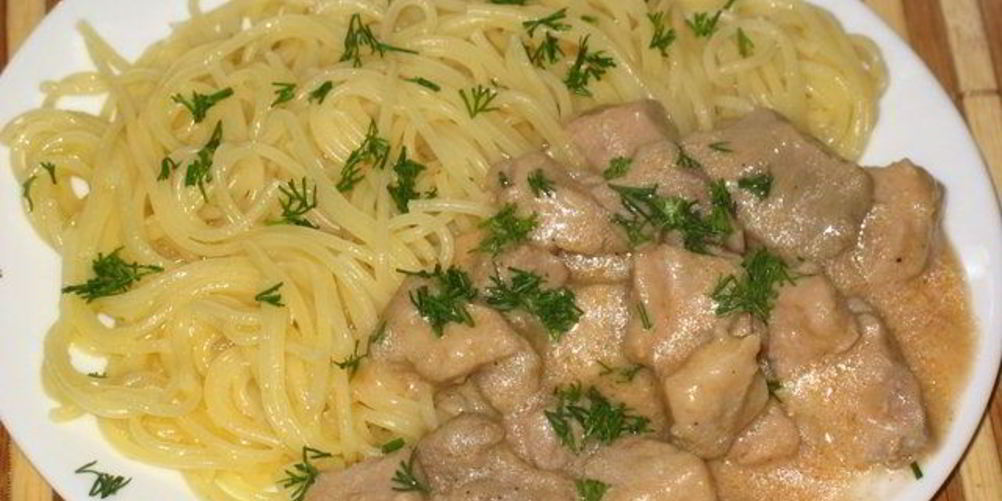 Рецепт гуляша из говядины со сливками