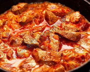 Гуляш из мяса косули