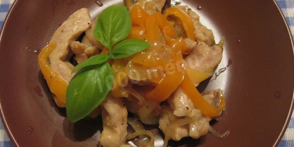 Рецепт гуляша из свинины с болгарским перцем