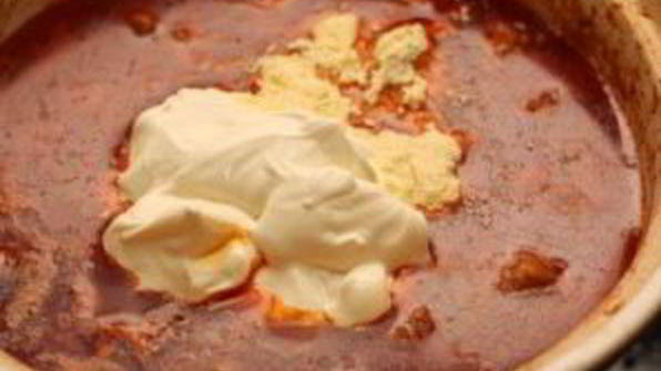 гуляш из свинины с помидорами