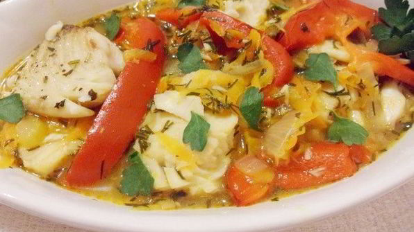 гуляш из тилапии