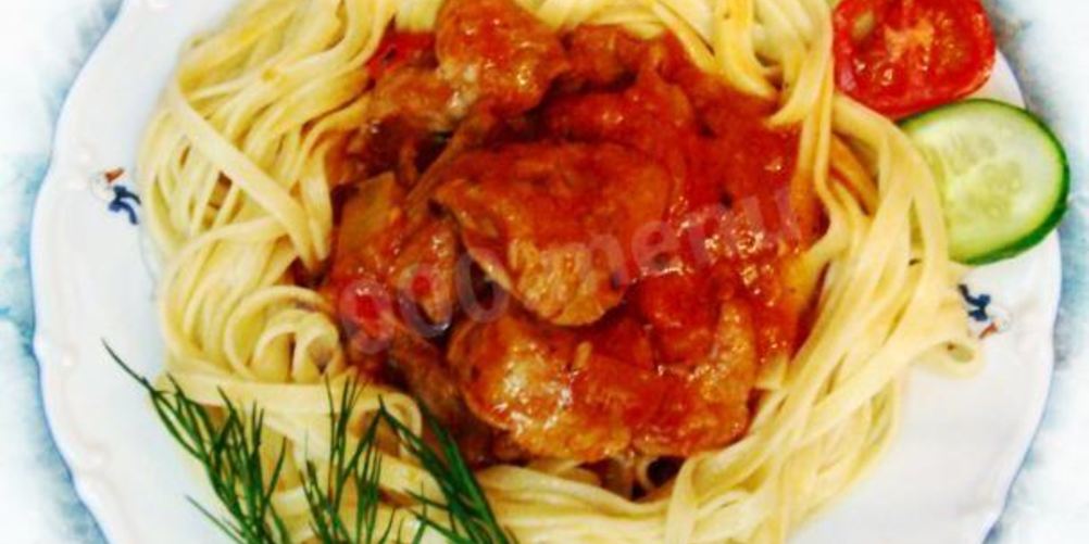 Рецепт гуляша с овощами