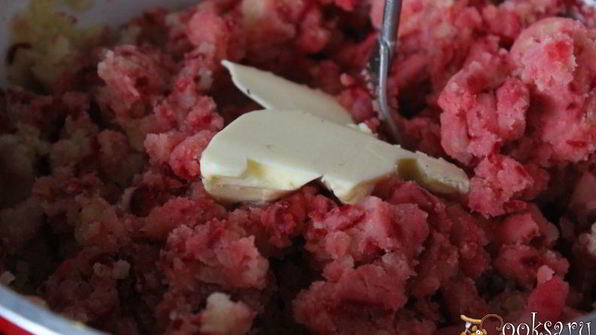 картофельно-свекольное пюре