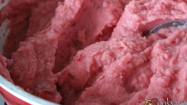 картофельно-свекольное пюре