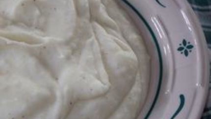 Картофельное пюре с Пармезаном и чесноком