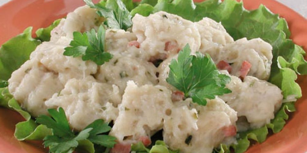 Рецепт клецек со шпиком