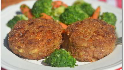 Говяжьи котлеты с сыром