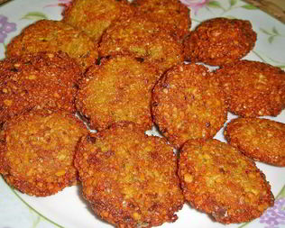 Котлеты из гороха вегетарианские