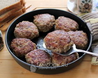 Котлеты из говяжьего фарша