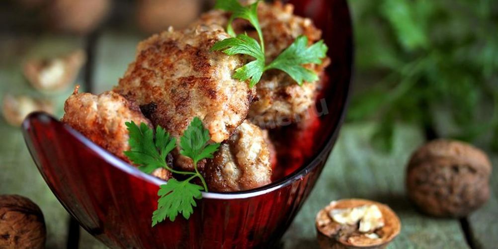 Рецепт котлет из грецких орехов