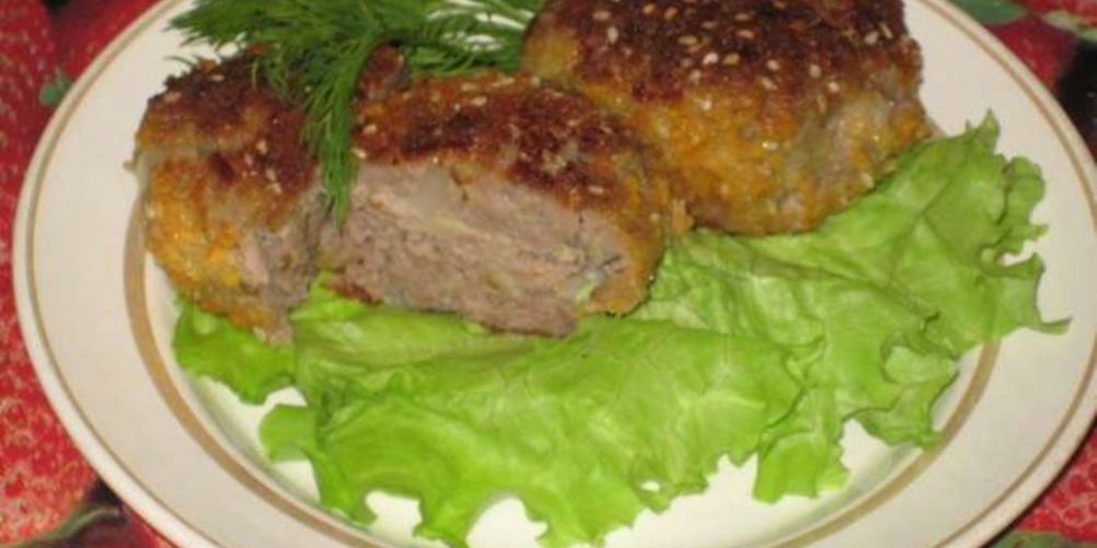 Рецепт котлет из конины в кунжуте