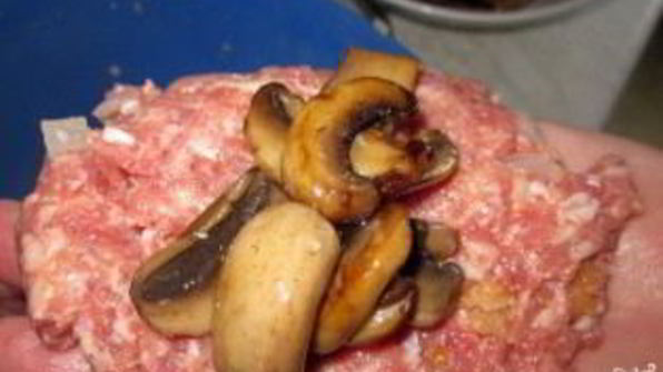 котлеты с грибами