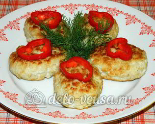 Котлеты с овсяными хлопьями