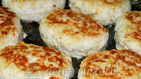 котлеты с овсяными хлопьями