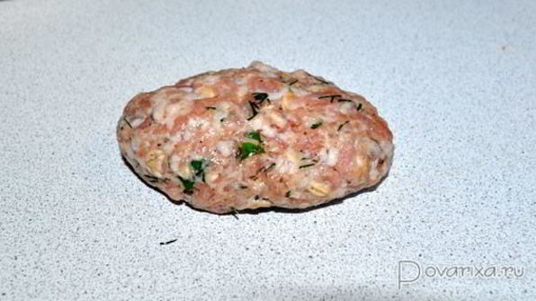 котлеты с творожным сыром