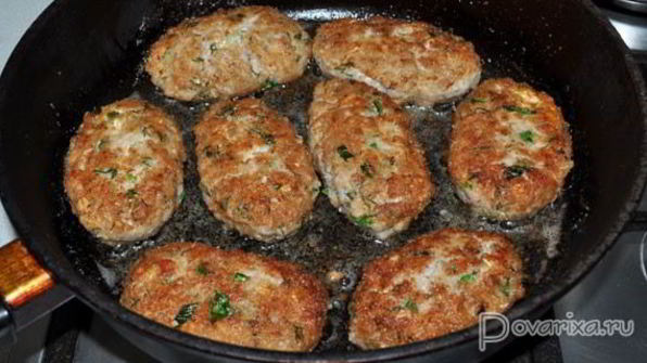 котлеты с творожным сыром