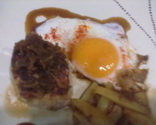 Куриная котлета с имбирным соусом