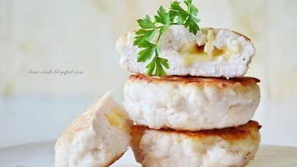 Куриные котлетки с сыром овсянкой