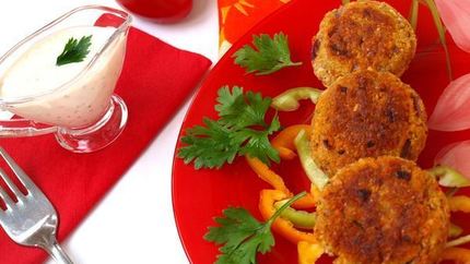 Морковно-нутовые котлеты