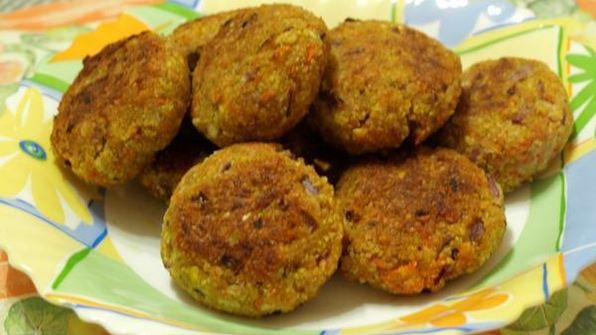 морковно-нутовые котлеты