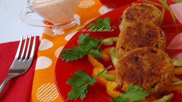 морковно-нутовые котлеты