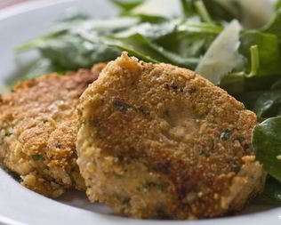 Постные котлеты из фасоли